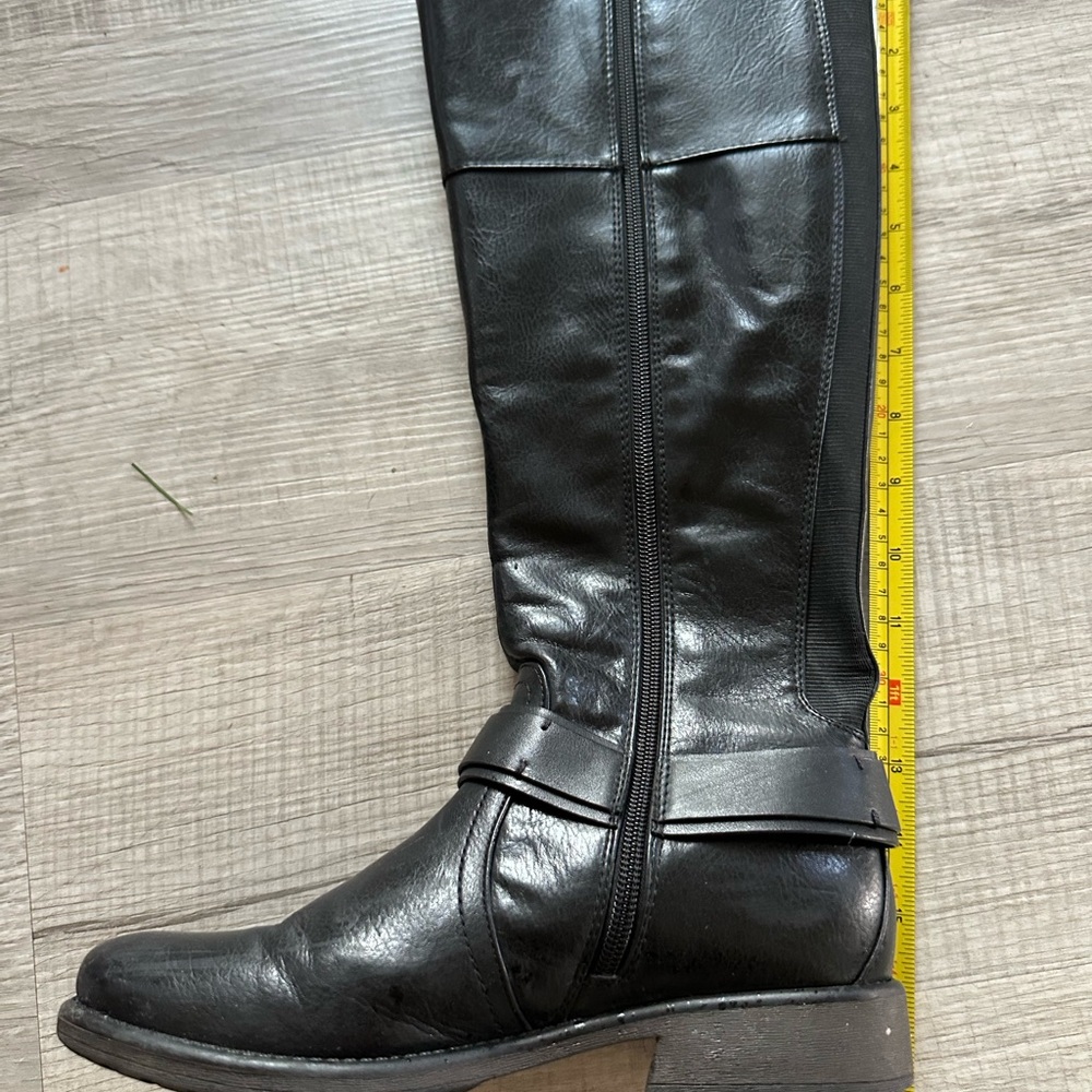 BareTraps Black Over the Knee Boots